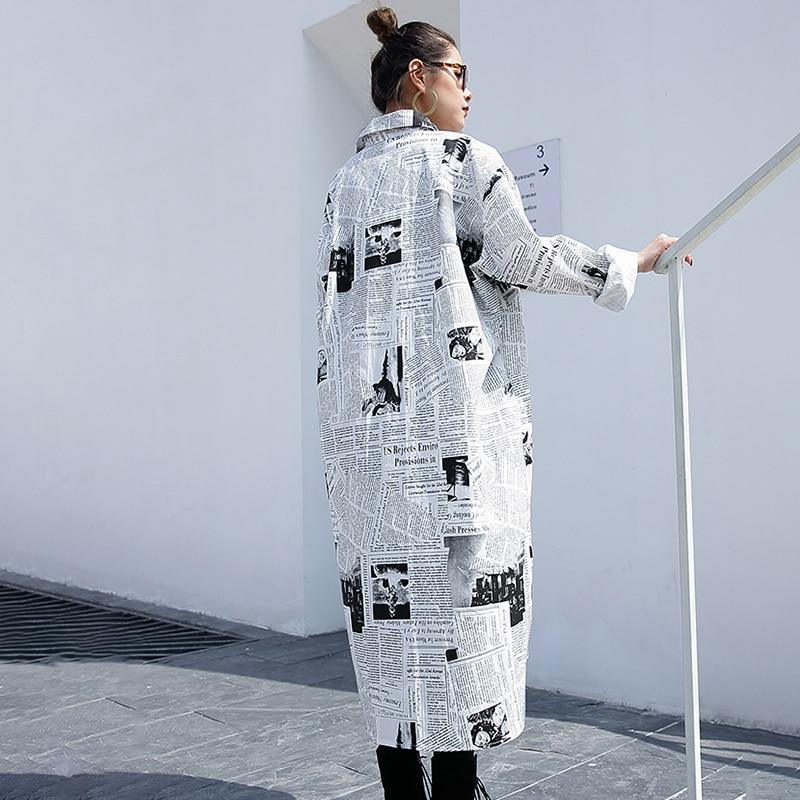 Tori Newspaper Print Shirt Dress