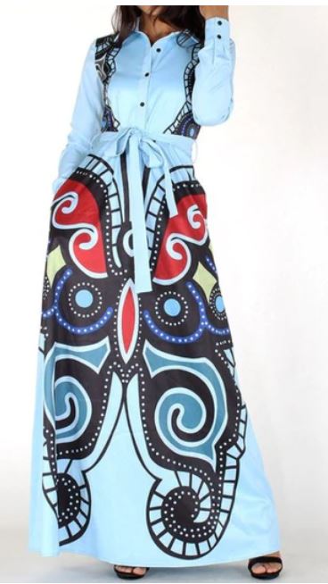 Butterfly Maxi Dress