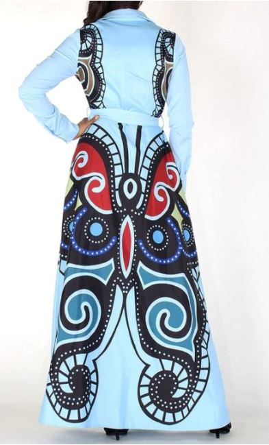 Butterfly Maxi Dress