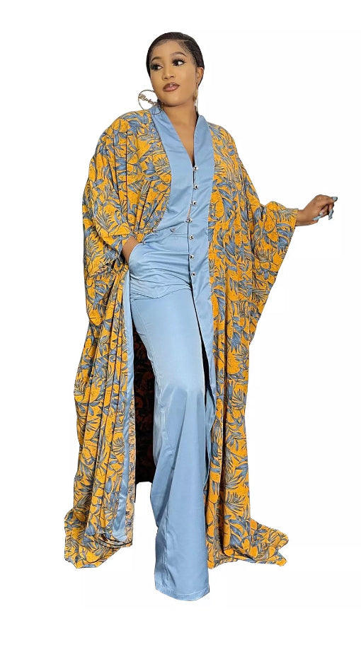 Blue Skies Kimono Set